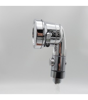 3-Function SPA Shower Head Stop Switch Bathroom Adjustable Water Saving Spray ABS Anion Filter Showerheads
