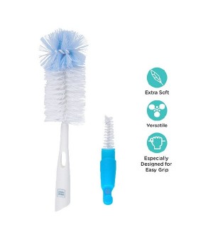 Mee Mee Thick Bristled Bottle & Nipple Cleaning Brush Blue MM-3880 C