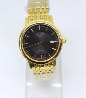 Tissot Gold Plated Stainless Steel Watch Unisex